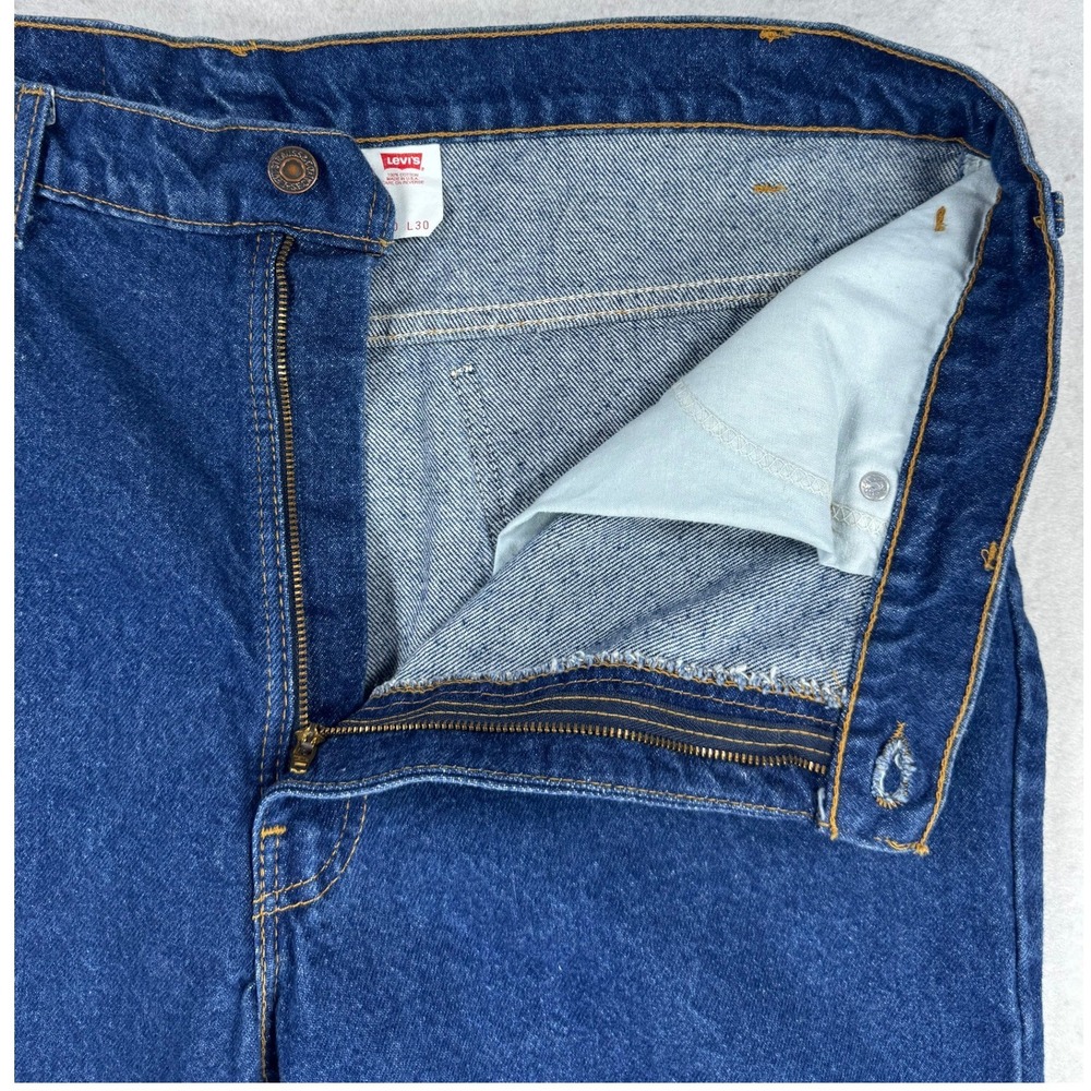 Vintage Levis 517 Orange Tab Mens 40x30 Bootcut Jeans USA Made Dark Wash Denim - Picture 5 of 15